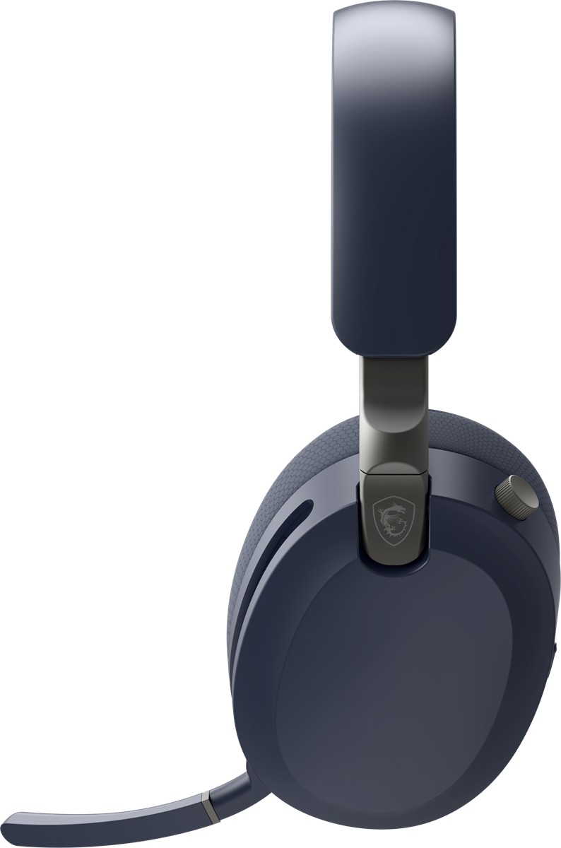 MSI GG MAESTRO 500 W NAVY GAMING HEADSET ANC (AKTİF GÜRÜLTÜ ENGELLEME) KULAKÜSTÜ KULAKLIK 2.4GHz (Type C) Bluetooth 5.4 3.5mm Wired (Audio Only) GİZLENEBİLİR MİKROFON - 4