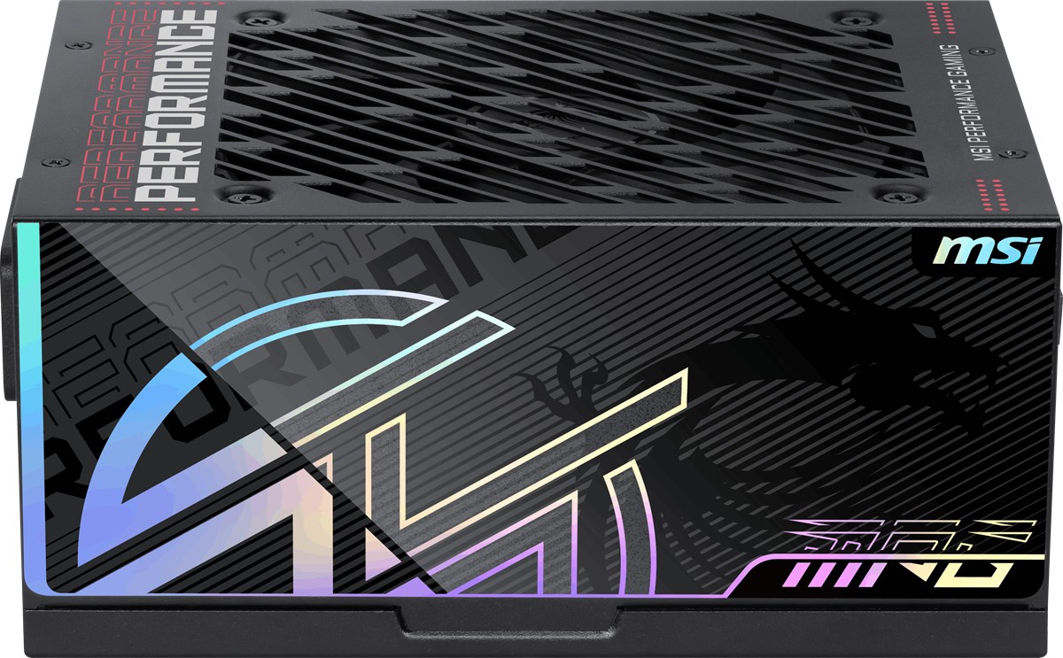 MSI PSU MPG AI1300TS PCIE5 1300W 80+ TITANIUM ATX 3.1 PCIe 5.1 2X 12V-2x6 POWER SUPPLY - 2