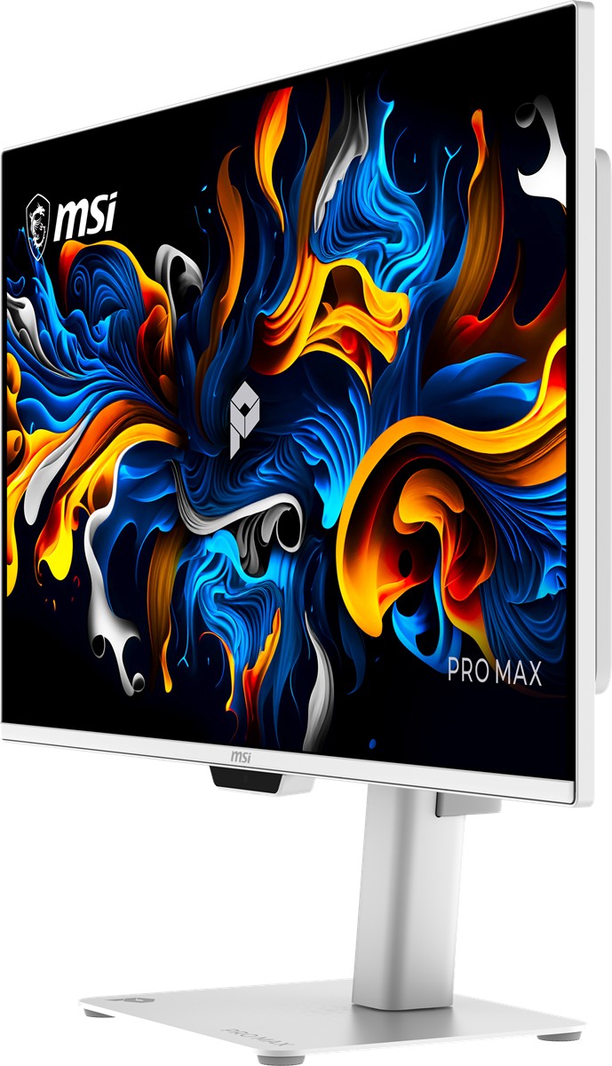 MSI 26.5 PRO MAX 271UPXW12G 3840 x 2160 (UHD) 16:9 FLAT QD-OLED 120HZ 0.03MS (GtG) FREESYNC PREMIUM PRO PIVOT BEYAZ MONITOR - 4