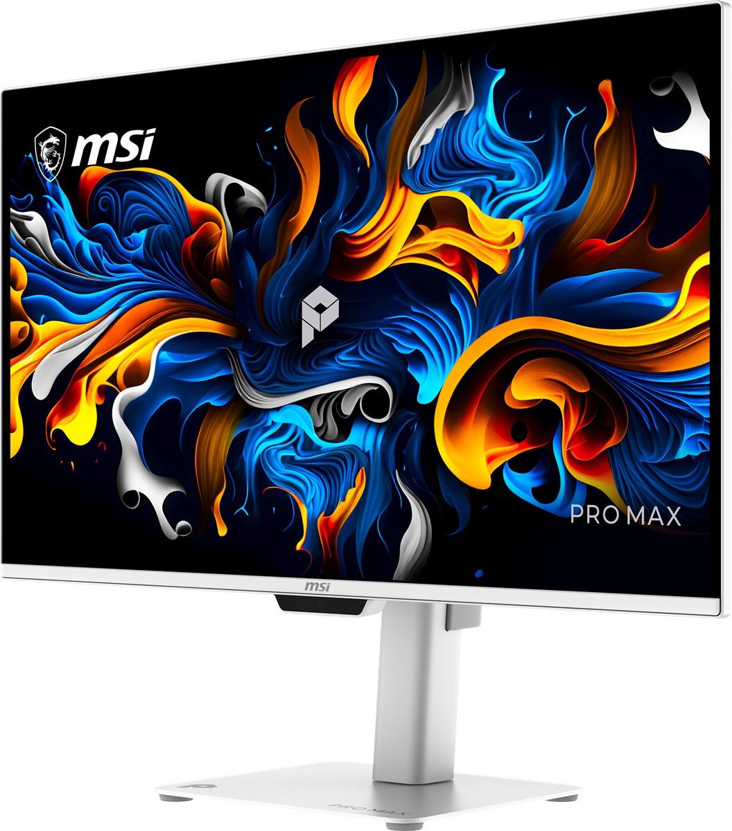 MSI 26.5 PRO MAX 271UPXW12G 3840 x 2160 (UHD) 16:9 FLAT QD-OLED 120HZ 0.03MS (GtG) FREESYNC PREMIUM PRO PIVOT BEYAZ MONITOR - 5