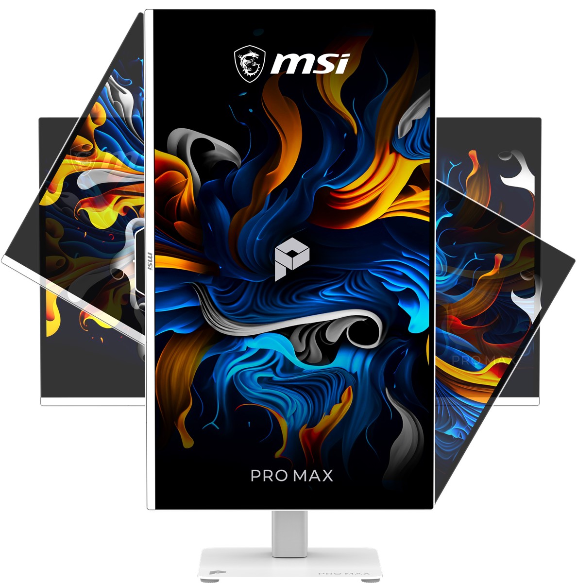 MSI 26.5 PRO MAX 271UPXW12G 3840 x 2160 (UHD) 16:9 FLAT QD-OLED 120HZ 0.03MS (GtG) FREESYNC PREMIUM PRO PIVOT BEYAZ MONITOR - 6