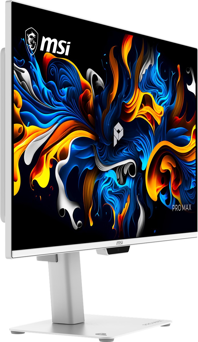 MSI 26.5 PRO MAX 271UPXW12G 3840 x 2160 (UHD) 16:9 FLAT QD-OLED 120HZ 0.03MS (GtG) FREESYNC PREMIUM PRO PIVOT BEYAZ MONITOR - 8