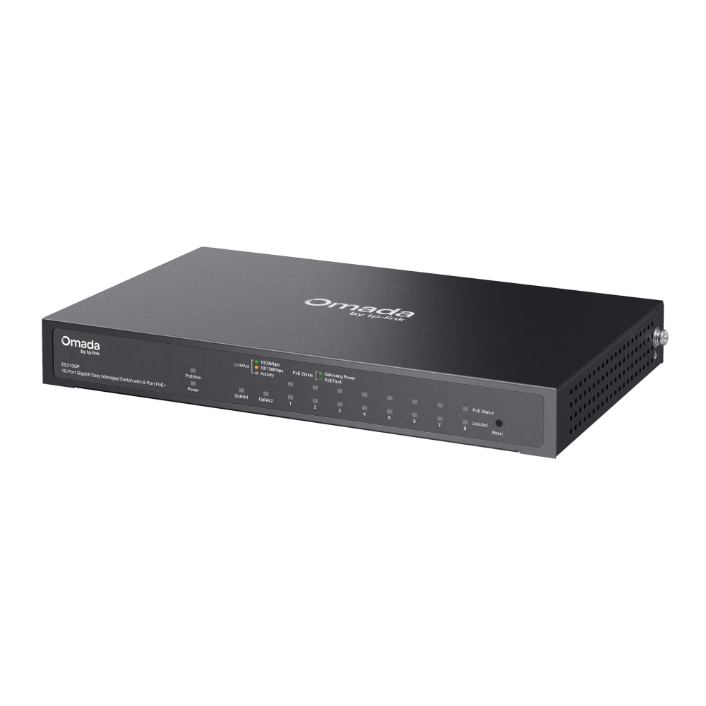 TP-LINK OMADA ES210GP 10-PORT 8 X PoE+ GIGABIT KOLAY YONETILEBILIR SWITCH - 3