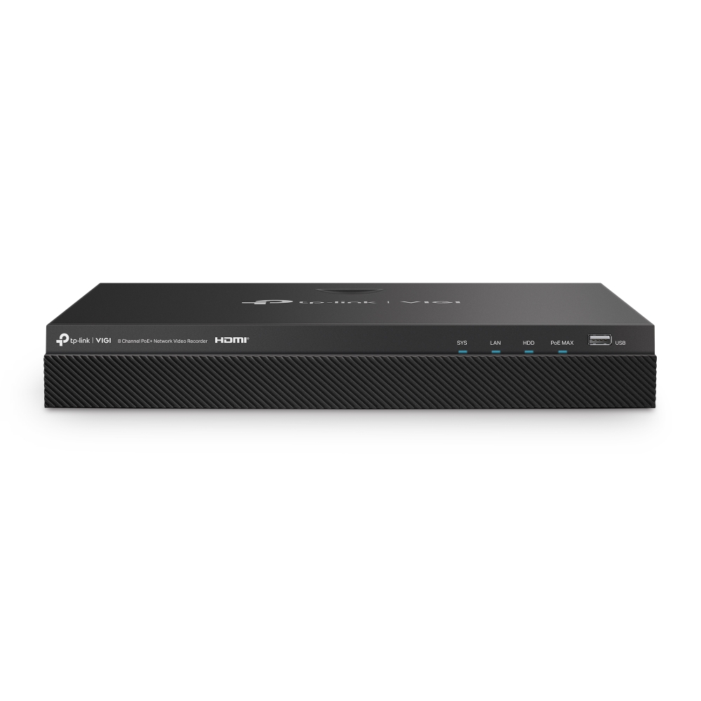 TP-LINK VIGI NVR2008H-8MP 8 CHANNEL POE+ NETWORK VIDEO RECORDER