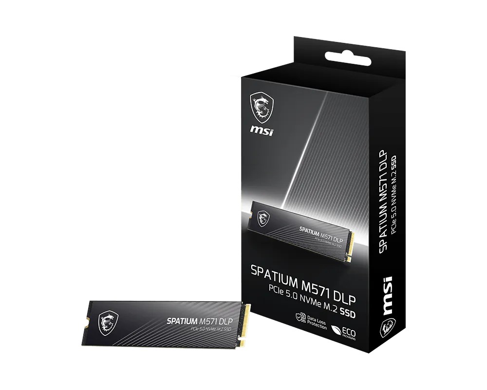 MSI SSD SPATIUM M571 DLP PCIE 5.0 NVME M.2 4TB