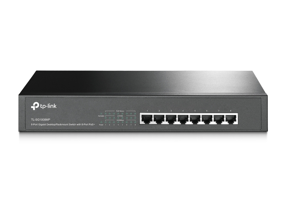 TP-LINK TL-SG1008MP 8-PORT GIGABIT RM SW