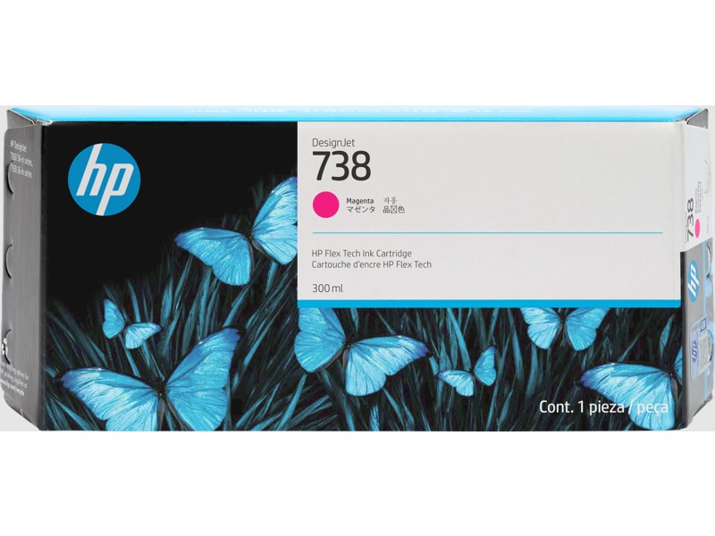 HP 676M7A (738) MACENTA 300 ML KARTUS